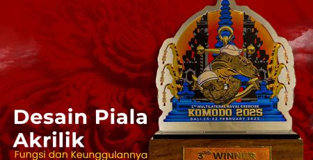 Desain Piala Akrilik untuk Acara Lomba