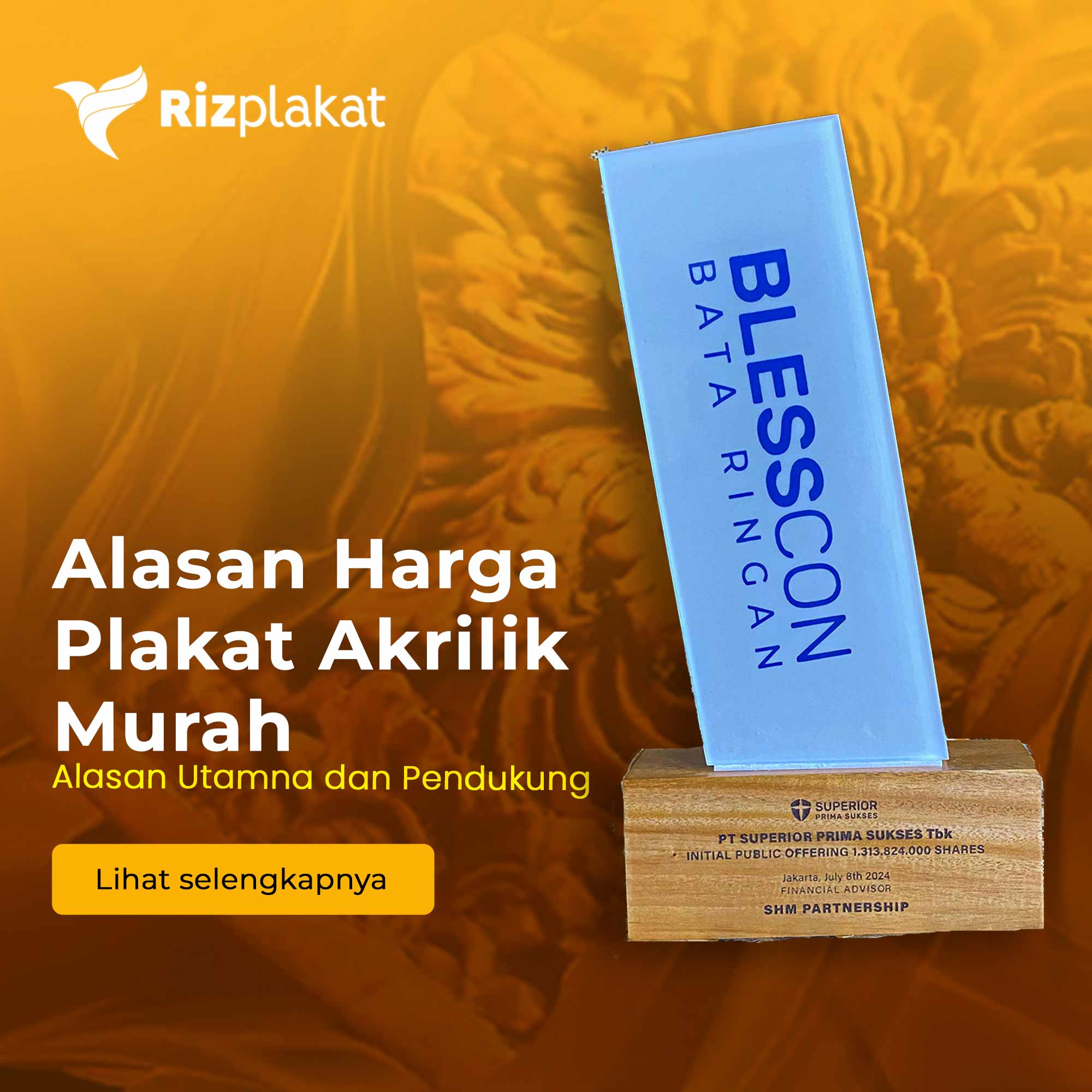 harga plakat akrilik