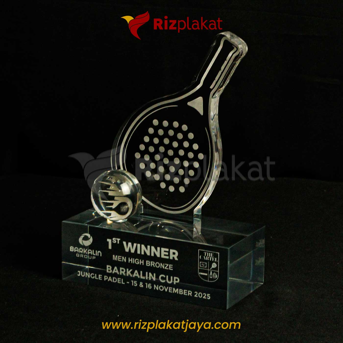 Plakat Akrilik Padel Eksklusif 