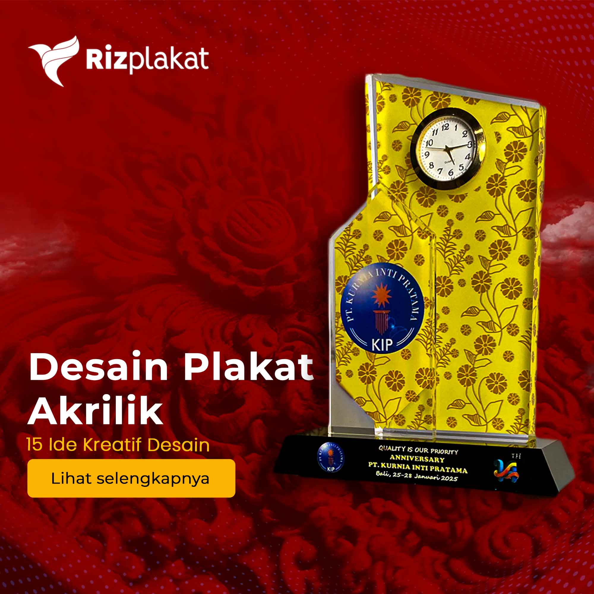 desain plakat akrilik