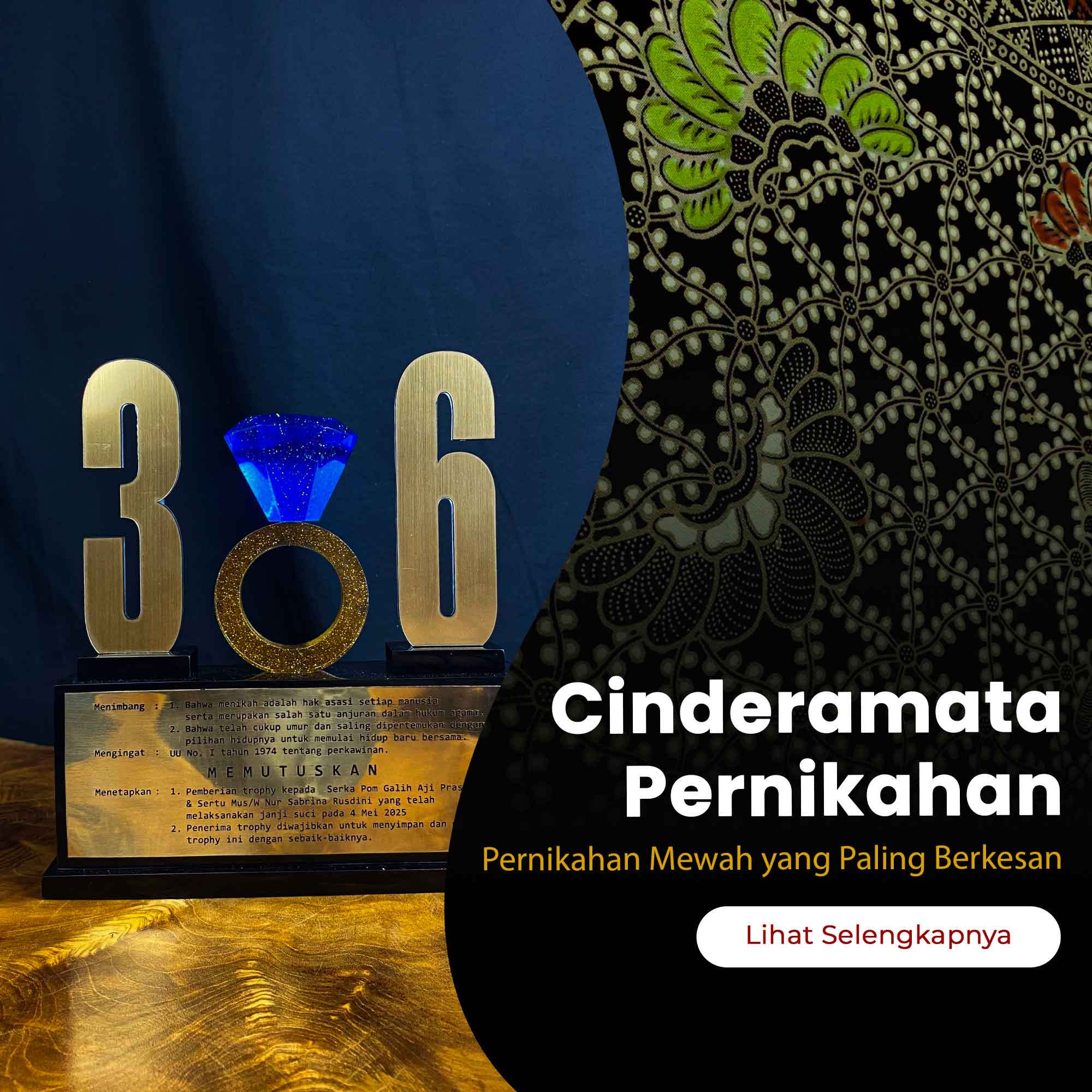 Inspirasi Cinderamata Unik untuk Pernikahan Mewah yang Paling Berkesan